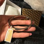 Michael Kors NIB AUTHENTIC HERITAGE PLAQUE SILVER MKJ3840040 BRACELET Photo 4