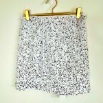 Fashion Women’s Silver Sequin Mini Skirt Size Small Party Glitter Stretch Waist White Photo 1
