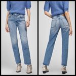 ANINE BING 💕💕 Jackie Jean ~ Rodeo High Rise Straight Leg Jeans 24 NWT Photo 2