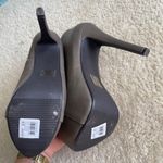 Charlotte Russe Platform Stiletto Gray Lace-Up Ankle Boots Photo 3