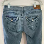 True Religion  Jeans Womens Size‎ 28 Straight Leg Distressed Low Rise Vintage Y2k Photo 14