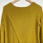 Madewell Province mustard yellow cross back pullover sweater crew XS Photo 4
