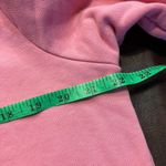 Lands' End Serious Sweats Womens Sweatshirt Crew Neck Pink Cotton Blend Large Photo 9