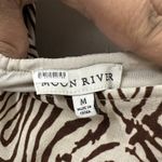 Moon River NWOT  Anthropologie M Puff Sleeve Babydoll Crop Top‎ Psychedelic Funky Photo 8