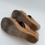 Lucky Brand  Leather Tan Magnolia Espadrille Heels Size 8.5 Photo 6