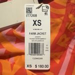 Adidas Farm Rio x  XS Myshelter Windbreaker Long Jacket Soccer Brazil Pink Red Photo 7