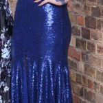 Blue Sequin Prom Dress Photo 0