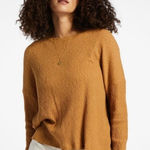 Billabong  Cozy Up Ribbed Gold Sweater size M Photo 0