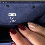 Liverpool Jeans Company Liverpool Navy Blue Kimberly Bootcut Ponte Knit Petite Pull On Pants Photo 5