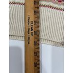 Susan Bristol Fair Isle Knit Cardigan Sweater Multi Color Floral Motif Women's M Photo 11