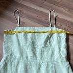 & Other Stories & Other Stories Linen Flounced Hem Mini Dress Mint Green Size 8 (Euro 38) Spring Photo 5