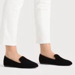 Birdies  The Starling Black Velvet Loafers- Size 8 Photo 0
