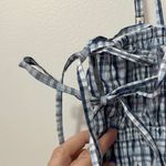 Abercrombie & Fitch Navy and White Checkered Mini Dress Photo 3