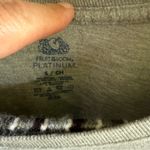 Fruit of the Loom Gray T-Shirt with Purple Ribbon Design Epilepsy Pancreatic Cancer Awareness Photo 3