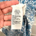 J.Crew  V-neck Midi Dress in Blue Blooms Block Print Size S BR442 Photo 4