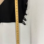 Rehab  Mini Skirt Side Straps Goth Style Medium Black Photo 2