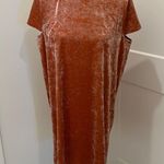 Madewell Crushed Velvet Mick Neck Dress Sz L Photo 0