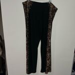 Susan Graver NEW Regular Printed Liquid Knit Pull-On Pants Black/Neutral Size 2X Photo 5