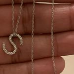 14k Gold "S" Initial Necklace Photo 2