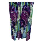 kim rogers  Petite XL Paisley Print Sleevless Mini Dress Retro Casual Formal Photo 2