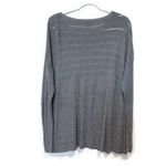 Eileen Fisher  Charcoal Knit Top Made of Italian Yarn Photo 1