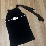 Ann Taylor  Loft crepe top sleeveless straight flowing cut Small neckline twisted Photo 8