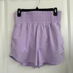 Nike Dri-FIT Ultra High-Waisted 3" Brief-Lined Shorts Lilac Ice Size Medium Photo 2