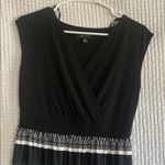 AB Studio  Black and White Maxi Dress Photo 1