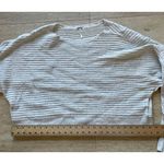Free People Striped Crop Sweater Long Sleeve Casual Knit Top size S Photo 2