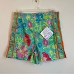 NWT Women’s S Gretchen Scott Shorty Shorts Floral Bird Butterflies Preppy Bright Blue Photo 6