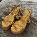 Jeffrey Campbell  Camillia Platform Sandals Metallic Gold 38 Photo 2
