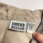 Chico's Vintage denim jacket button down front pockets unique some glitter western Chico Photo 12