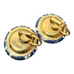 Vintage Blue and White Clip Photo 1