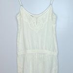 Joie  Liyah Eyelet Romper in Porcelain Lace Size M Photo 5