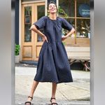 Wyatt Wylde Seersucker Arden Dress Black Size M Size M Photo 12