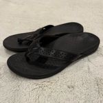 Vionic Women's Tide Flip Flop Sandal – Black – Size 8 Photo 1