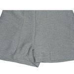 Revolve NWT Rumer Rosa High Rise Glittery Ribbed Lined Shorts M Seafoam Grey Blue Photo 2