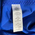 Athleta Kaimana Tankini Top 36 B/C TALL Swim Bustier Bra Cup Blue Surf Underwire Photo 6
