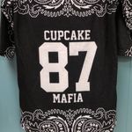 Cupcake Mafia terry cloth dress “support your local Girl GANG” tunic or dress‎ M Black Size M Photo 5