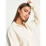 Monki NWT!  100% Cotton Poplin Top Size S Photo 2