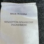 Quince  Black Cashmere Crew Long Sleeve Stretch Pullover T-Shirt Sweater Top Sz S Photo 3