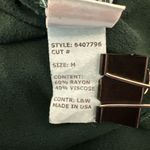 Cut Loose Womens Tunic Mini Dress Size M Dark Green V Photo 7