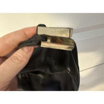 Halston Heritage Women Black Leather Crossbody Shoulder Hobo Suede Bag Purse Photo 4