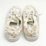Madden Girl  Marisa White Floral Lace Up Fashion Tennis Shoes, Size 10 Photo 10