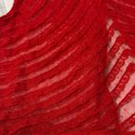 Free People Red She’s A Doll Lace Top Size Large Photo 4