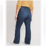 Old Navy  Higher High Rise Flare Dark Wash Jeans with Secret Smooth Pockets Photo 2