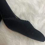 Liz Claiborne Black Suede Heels Size 8.5👠 D15 Photo 7