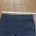 Navy Blue Alfani Pull On Stretch Dress Pants Tummy Control size 8S Photo 3