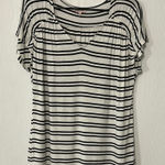 Juicy Couture Striped Black and White Women's Top Photo 0