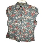 Vintage Gitano Cap Sleeve Shirt Size L Photo 0